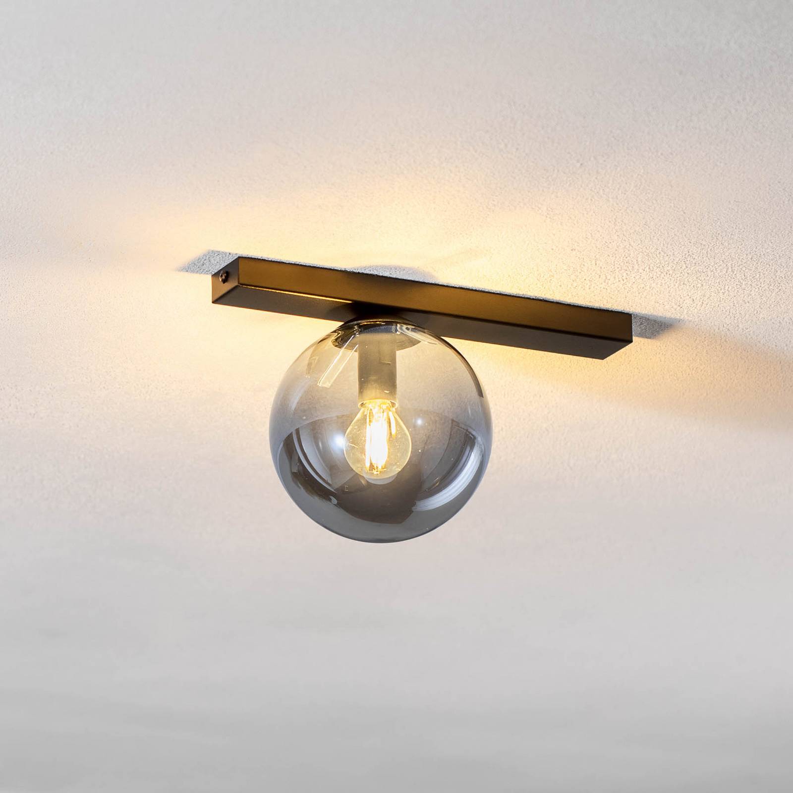 Deckenlampe Fit, schwarz/grafit, einflammig Deckenlampe Fit, schwarz/grafit, einflammig von EMIBIG LIGHTING