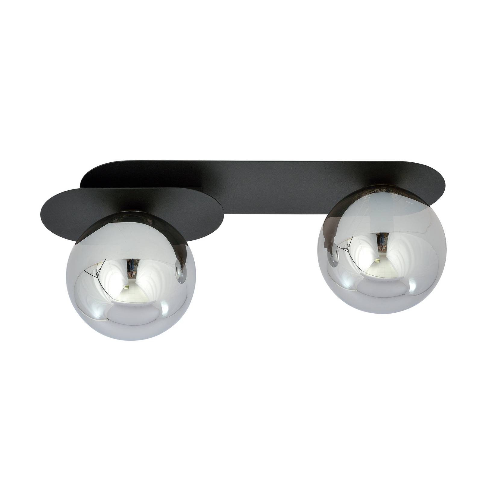Deckenlampe Plaza, schwarz/grafit, zweiflammig Deckenlampe Plaza, schwarz/grafit, zweiflammig von EMIBIG LIGHTING