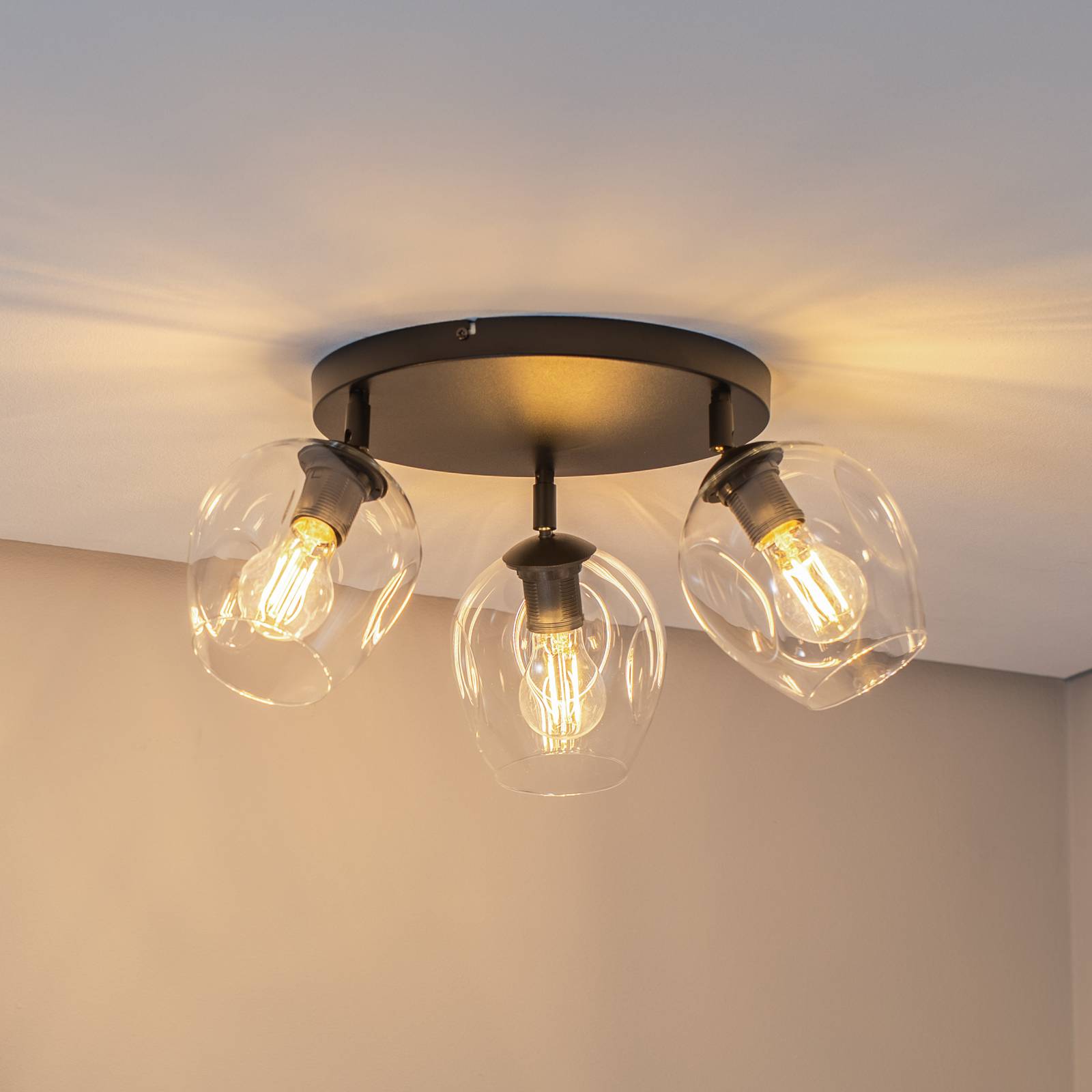 Deckenleuchte Flow 3 Prem dreiflammig transparent Deckenleuchte Flow 3 Prem dreiflammig transparent von EMIBIG LIGHTING