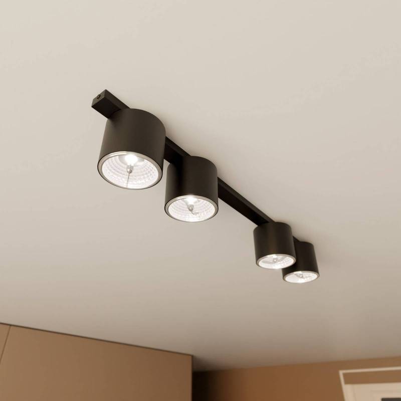 Deckenleuchte Nano, schwarz, 4-flammig, Metall von EMIBIG LIGHTING
