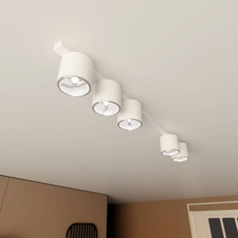 Deckenleuchte Nano, weiß, 5-flammig, Metall von EMIBIG LIGHTING