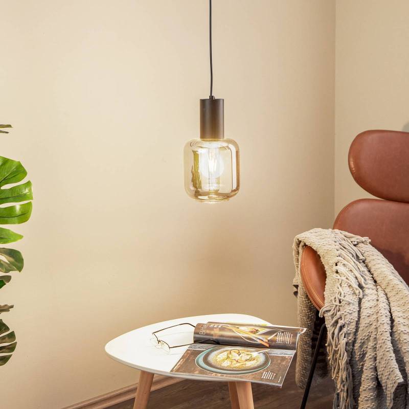 Pendelleuchte Smoke Schirm Rauchglas, einflammig von EMIBIG LIGHTING