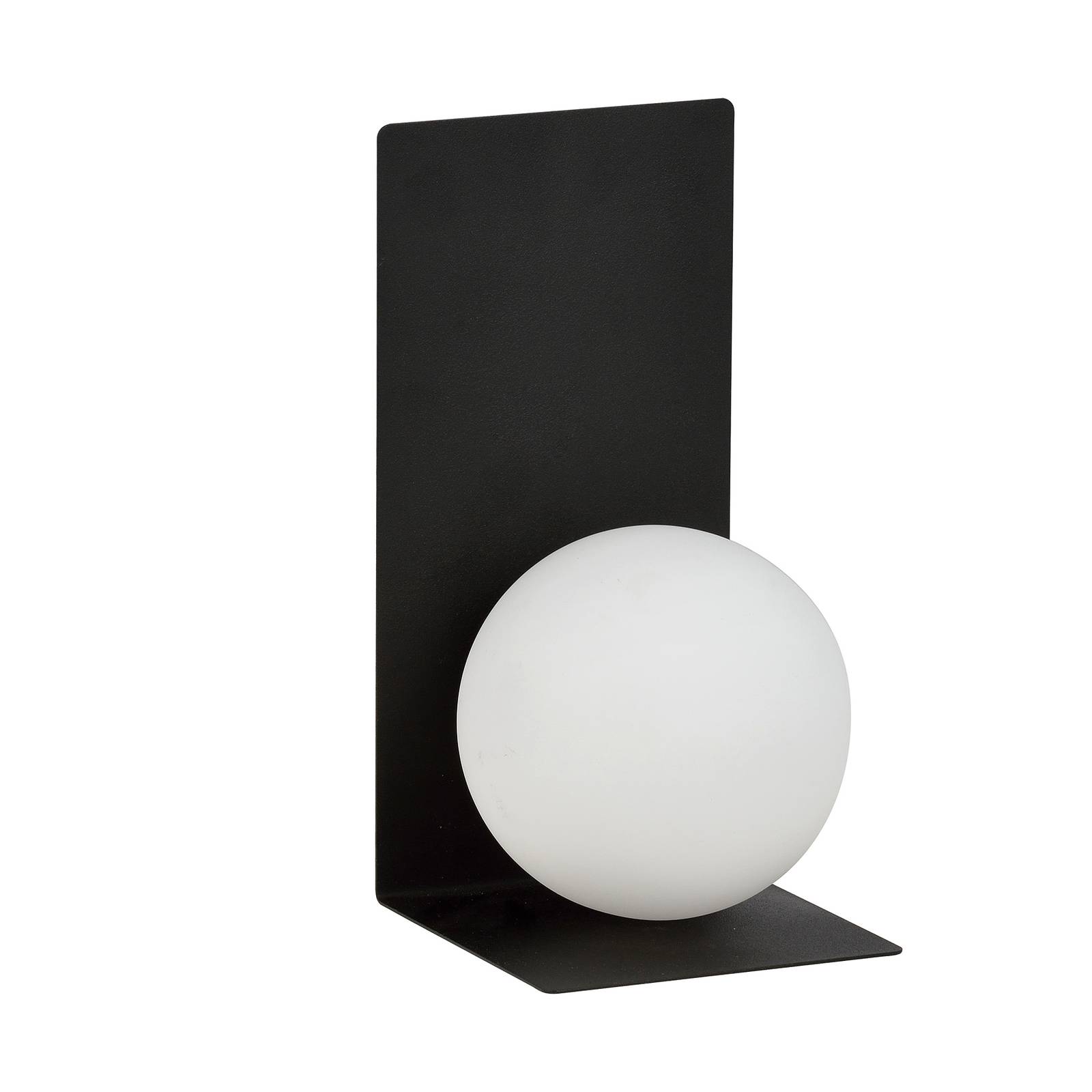 Wandlampe Form 5, 15 cm x 30 cm, schwarz/opal von EMIBIG LIGHTING