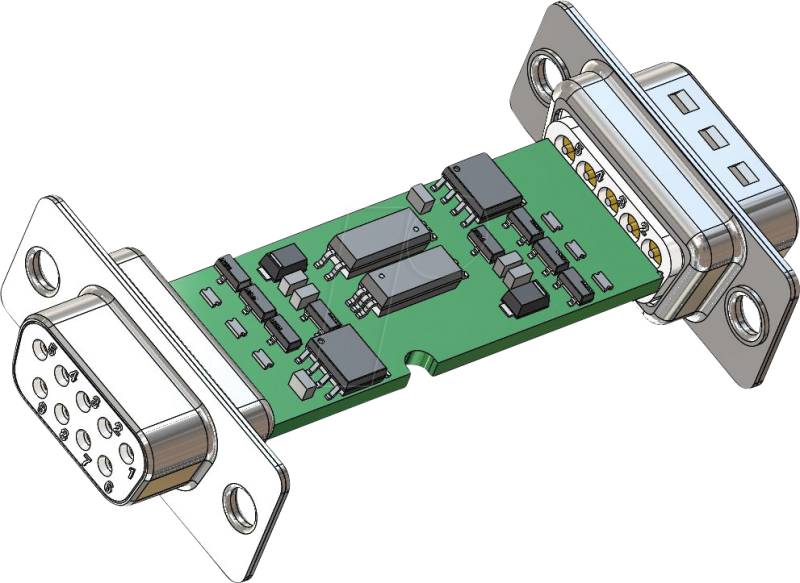 EMO RS232-I1 - Medizinischer Isolator, RS232, 9-polig von EMO SYSTEMS