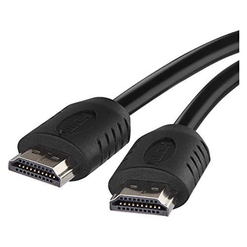 EMOS High Speed HDMI 2.0 Kabel mit Ethernet 3 m, 18 Gbit/s Hochgeschwindigkeitskabel mit Ultra HD, 4K, 3D, ARC Unterstützung, A-Stecker auf A-Stecker schwarz von EMOS