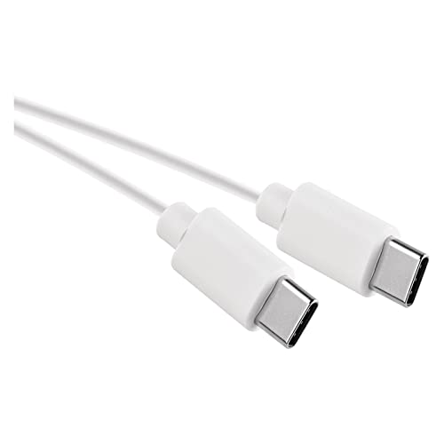 EMOS Ladekabel Typ C auf Typ C, Aufladen und Datenübertragung, 1 m langes Kabel 2.0 USB-C für Schnelladen und Datenübertragung, High Speed 480 Mbit/s, weiß von EMOS