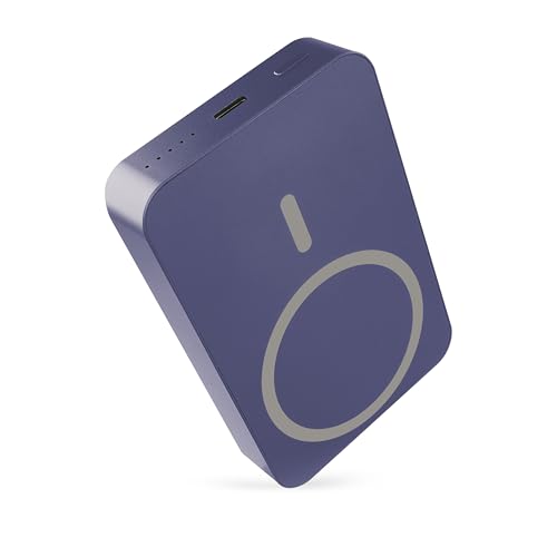 EMOS - Powerbank 10 000 mAh WI 1046 mit Magnet - magnetischer externer Akku mit Passthrough und Wireless-Charging - USB-C-Ausgang inkl. USB-Datenkabel - für iPhone, iPad, Smartphone, Tablet - blau EMOS - Powerbank 10 000 mAh WI 1046 mit Magnet - magnetischer externer Akku mit Passthrough und Wireless-Charging - USB-C-Ausgang inkl. USB-Datenkabel - für iPhone, iPad, Smartphone, Tablet - blau von EMOS