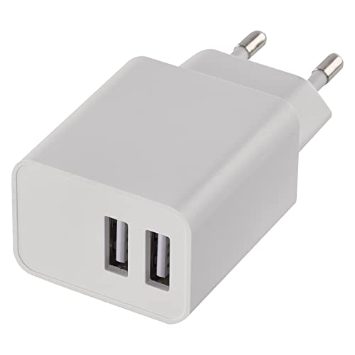 EMOS USB-Ladegerät SMART 3,1 A Ladeadapter, USB-Netzteil mit 2 USB-Ports für Handy, Smartphone, Tablet, Kamera, Smartwatch usw, ohne Kabel von EMOS