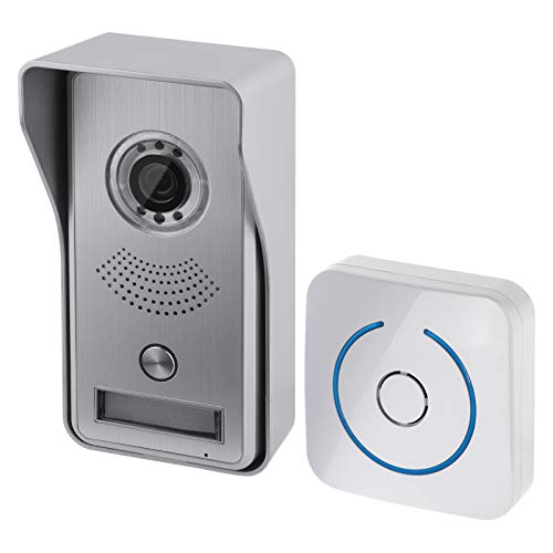 EMOS Video-Türklingel WLAN mit App-Steuerung / Wireless Video-Türsprechanlage mit Kameraeinheit, Klingel und App für Gegensprechfunktion, Bewegungserkennung von EMOS