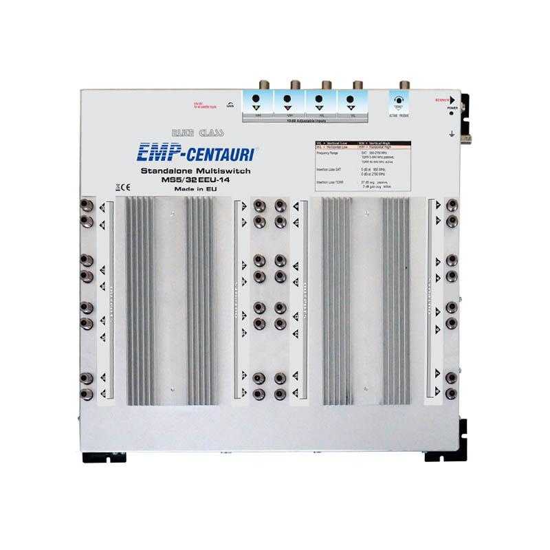 EMP Centauri E.Lite Class Multischalter MS5/32EEU-14 5 Eingang/32 Ausgang mit Netzteil PA12 2A von EMP Centauri