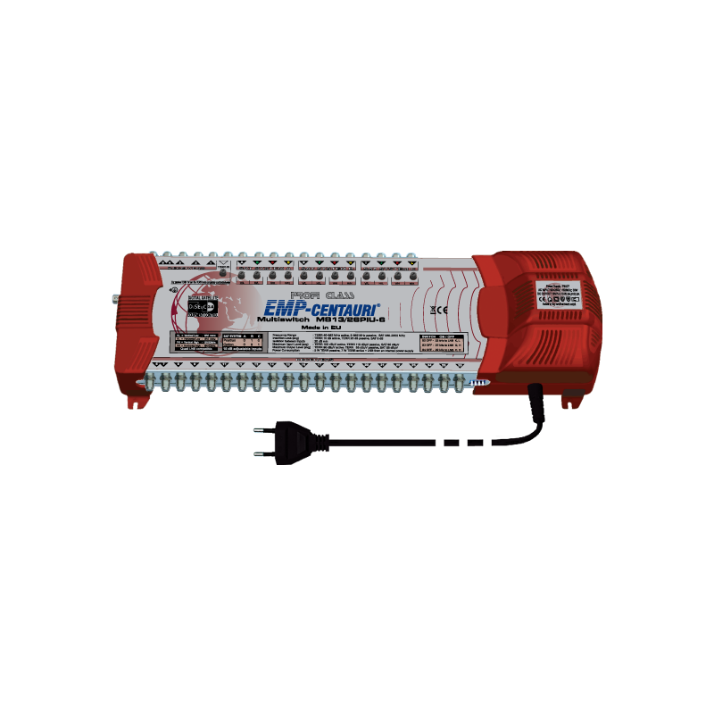 EMP Centauri Profi-Line Multischalter MS 13/26 PIU-6 3 Satelliten 26 Teilnehmer EMP Centauri Profi-Line Multischalter MS 13/26 PIU-6 3 Satelliten 26 Teilnehmer von EMP Centauri