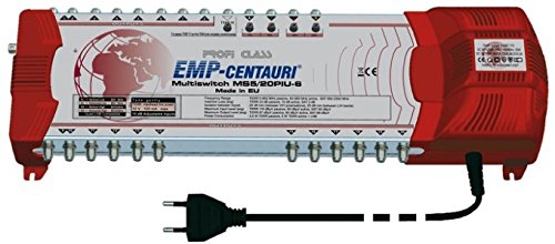 Sat Multischalter 5/20 EMP Centauri (Gigant) Profiline P.149-CP-20 mit Netzteil Switch Matrix Umschalter FULLHD 3D Digital , Quad tauglich von EMP-Centauri