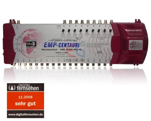 EMP MS9/20-PIU DiSEqC Multischalter 9/20 mit Netzteil EMP MS9/20-PIU DiSEqC Multischalter 9/20 mit Netzteil von EMP