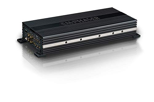 EMPHASER EA-S4 - Audiophiler Class-A/B 4 Kanal Verstärker, Auto Endstufe mit High Level Eingängen, Auto Turn On, geeignet für Fahrzeuge mit Start/Stopp Automatik, 4 x 70 W RMS von EMPHASER