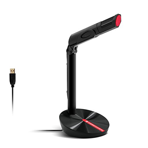 EMPIRE GAMING- Microphone for PC, Mac, Consoles - Micro Ideal Podcast YouTube, Streaming Twitch, Chat, Vocal - USB Cable (USB) von EMPIRE GAMING