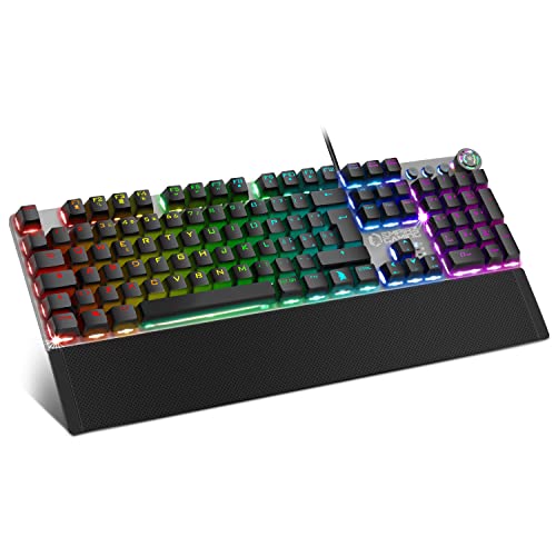 EMPIRE GAMING – Stardust Tastiera Gaming – Tasti Opto-Meccanica – Retroilluminazione LED RGB – Gamer Software programmazione - Poggiapolsi amovibile (QWERTY, Italiano) von EMPIRE GAMING