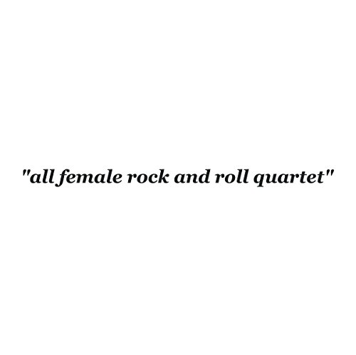 All Female Rock and Roll von EMPTY CELLAR