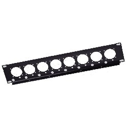 EMS rack panel 2 Units PC 8 für 8x Mennekes Outlet von EMS