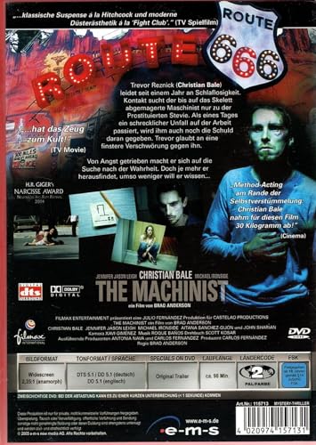 The Machinist (Einzel-DVD) von EMS