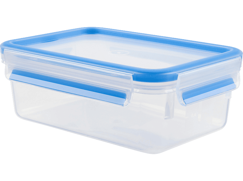 EMSA 508540 Clip & Close 1 Liter Frischhaltedose Transparent/Blau von EMSA