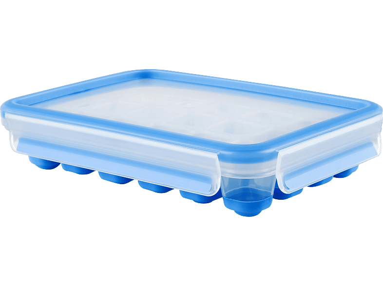 EMSA 514549 Clip & Close 2.0 Eiswürfelbox Transparent/Blau von EMSA