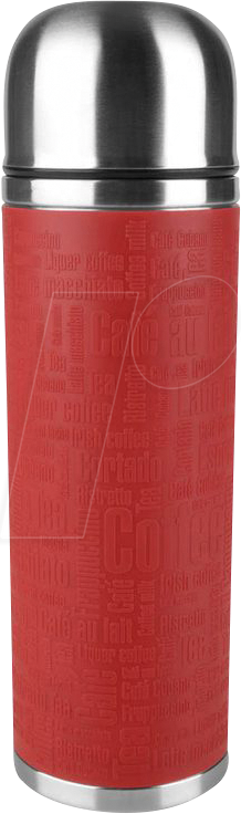 EMSA 515715 - emsa Isolierflasche SENATOR Sleeve rot 1,0 l von EMSA