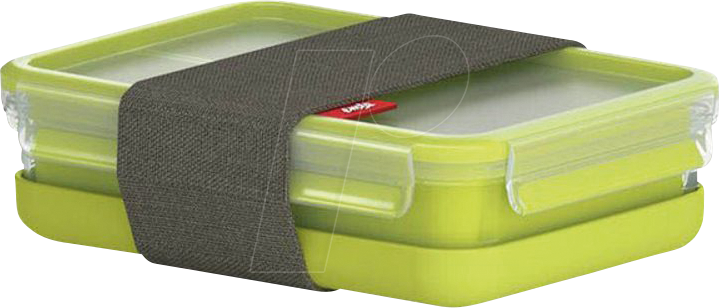EMSA 518098 - EMSA Lunchbox CLIP & GO grün 1,2 l, 1 Set von EMSA