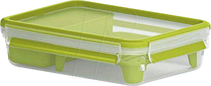 EMSA 518099 - EMSA Lunchbox CLIP & GO grün 1,2 l von EMSA
