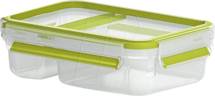 EMSA 518103 - EMSA Frischhaltedose CLIP & GO grün 0,6 l EMSA 518103 - EMSA Frischhaltedose CLIP & GO grün 0,6 l von EMSA