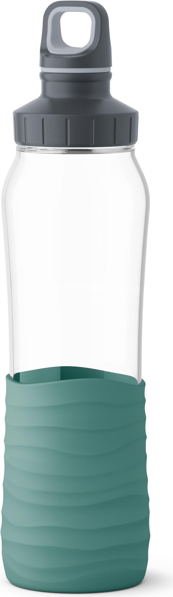 EMSA KW DRINK2GO GLASS N3100300 - 700 ml - Tägliche Nutzung - Grün - Transparent - Glas - Schraubdeckel - Polypropylen (PP) (N3100300) von EMSA