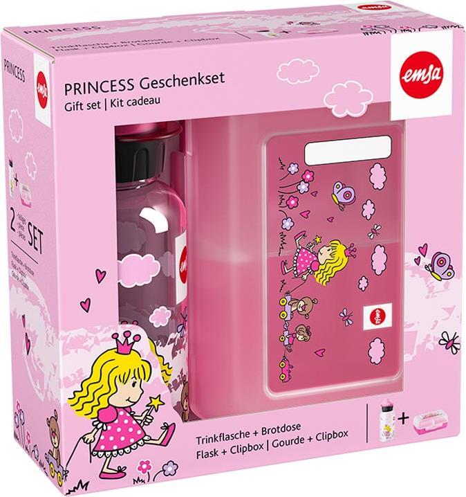 EMSA Kids Set Princess Lunch box set Polypropylene (PP) - Tritan Pink 1Stück(e) (518137) von EMSA