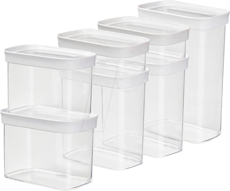 EMSA N1142900 - EMSA Vorratsdosen-Set OPTIMA, 7 Stück von EMSA