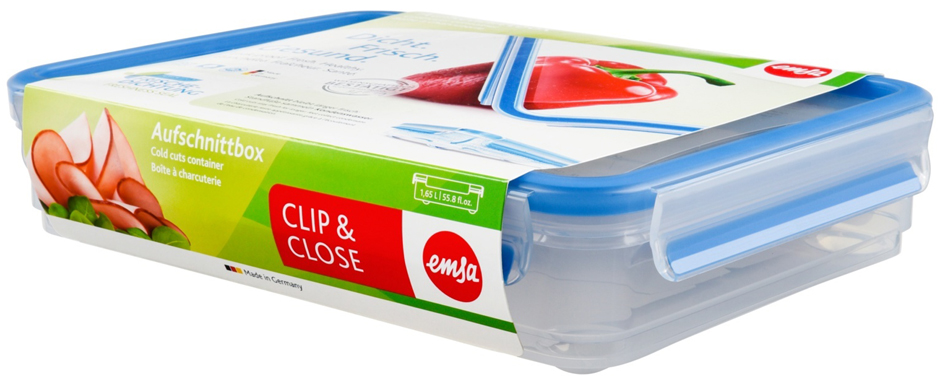 emsa Aufschnittbox CLIP & CLOSE, 1,65 Liter, transparent von EMSA