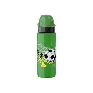 emsa Isolier-Trinkflasche Drink2Go LIGHT STEEL Fußball weiß 0,6 l von EMSA