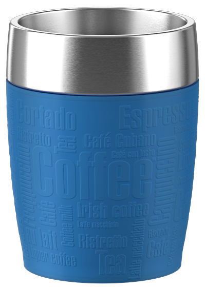 emsa Isolierbecher TRAVEL CUP, 0,20 L., Manschette blau von EMSA