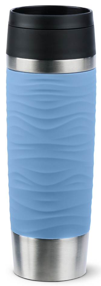 emsa Isolierbecher TRAVEL MUG Wave, 0,5 L., pastellblau von EMSA