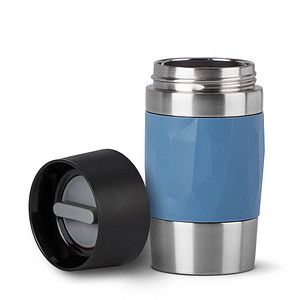 emsa Isolierbecher Travel Mug Compact blau 0,3 l von EMSA