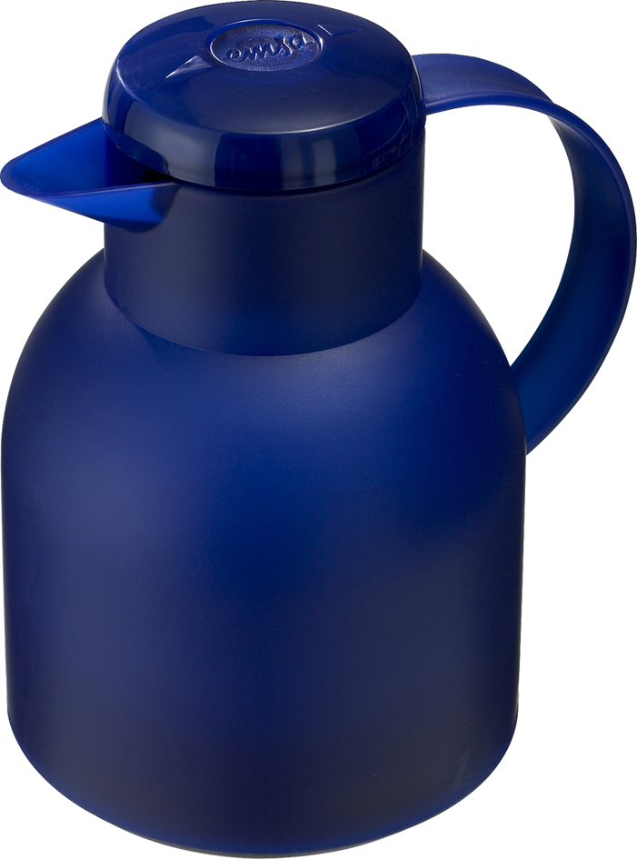 emsa Isolierkanne SAMBA, 1,0 Liter, transluzent-blau von EMSA
