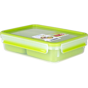 emsa Lunchbox CLIP & GO 5,8 cm hoch transparent 1,2 l von EMSA