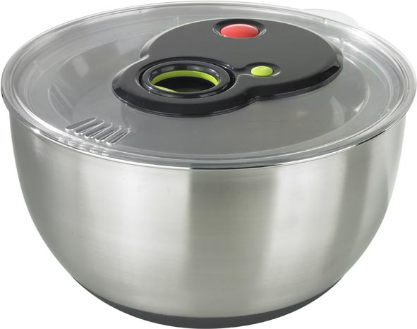 emsa Salatschleuder TURBOLINE, 4,5 Liter, Edelstahl emsa Salatschleuder TURBOLINE, 4,5 Liter, Edelstahl von EMSA