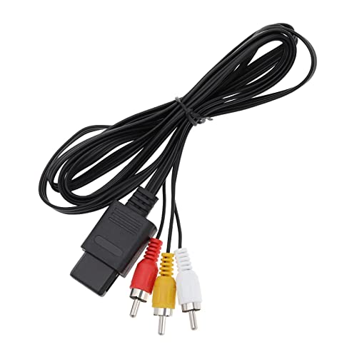 EMSea 1 Stück AV Videokabel Ersatzkabel, Kompatibel mit Nintendo 64 N64/GameCube/SNES AV-Kabel-Ersatzkabel EMSea 1 Stück AV Videokabel Ersatzkabel, Kompatibel mit Nintendo 64 N64/GameCube/SNES AV-Kabel-Ersatzkabel von EMSea