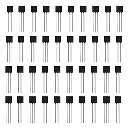 EMSea 100 Stück N-Kanal 2N7000 MOSFET Transistor 3-polig Spannungsregler ESD-bewertet TO-92 0,3A 60V für Industrie Heimwerker DIY von EMSea