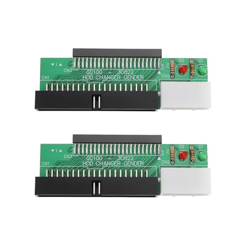 EMSea 2 St¨¹ck 2,5 Zoll 44 Pin HDD Festplatte auf 40 Pin 3,5 Zoll PATA Port Konverterkarte EMSea 2 St¨¹ck 2,5 Zoll 44 Pin HDD Festplatte auf 40 Pin 3,5 Zoll PATA Port Konverterkarte von EMSea