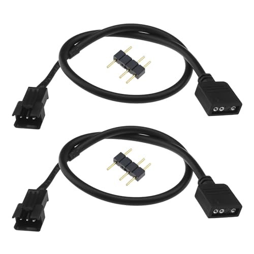 EMSea 2 Stück 3-polige RGB Lichtleisten Konvertierungskabel Computer Motherboard Beleuchtungskonvertierungsleitung Kompatibel mit Alphacool Ice Control Systemen 3-polig auf 3-polig ARGB 30cm EMSea 2 Stück 3-polige RGB Lichtleisten Konvertierungskabel Computer Motherboard Beleuchtungskonvertierungsleitung Kompatibel mit Alphacool Ice Control Systemen 3-polig auf 3-polig ARGB 30cm von EMSea