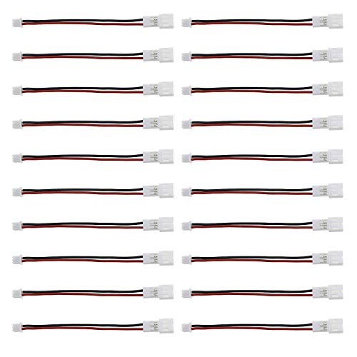 EMSea 20 Stück 2-poliger Batterieanschlussstecker, Micro-JST-1,25SH-Buchse auf JST-PH-2,0-Stecker für RC-Batterieladeplatine EMSea 20 Stück 2-poliger Batterieanschlussstecker, Micro-JST-1,25SH-Buchse auf JST-PH-2,0-Stecker für RC-Batterieladeplatine von EMSea