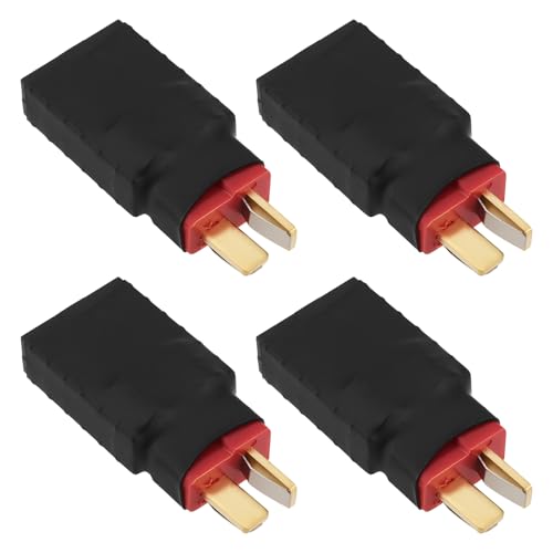 EMSea 4-teiliger Batterieadapter RC-Anschluss Kompatibel mit T-R-X-Buchse auf T-Stecker Geeignet für RC-LiPo-Akku ESC-Ladegerät Drohne Auto Boot EMSea 4-teiliger Batterieadapter RC-Anschluss Kompatibel mit T-R-X-Buchse auf T-Stecker Geeignet für RC-LiPo-Akku ESC-Ladegerät Drohne Auto Boot von EMSea