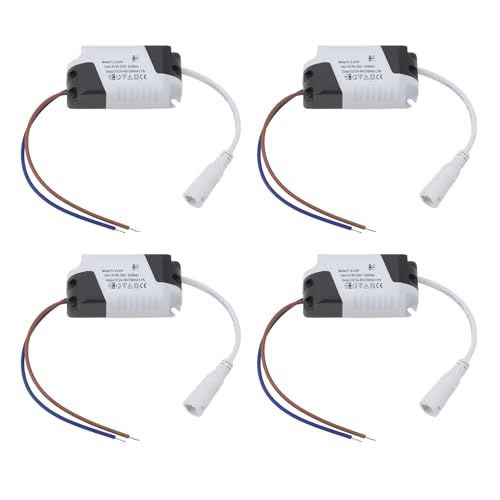 EMSea 4-teiliges LED-Panel-Netzteil 8–24 W Netzteil Treibertransformator Nicht Isoliertes Netzteil 24–86 V 280 MA für Flutlicht Deckenleuchte Straßenlaterne 75 X 34 X 20 Mm EMSea 4-teiliges LED-Panel-Netzteil 8–24 W Netzteil Treibertransformator Nicht Isoliertes Netzteil 24–86 V 280 MA für Flutlicht Deckenleuchte Straßenlaterne 75 X 34 X 20 Mm von EMSea
