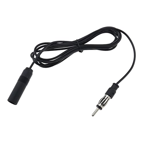 EMSea Autoradio FM AM Radio Antenne Verlängerungskabel 2m DIN Stecker Koaxialkabel für Fahrzeug Auto Audio Stereo Host Unit CD Media Receiver Player von EMSea