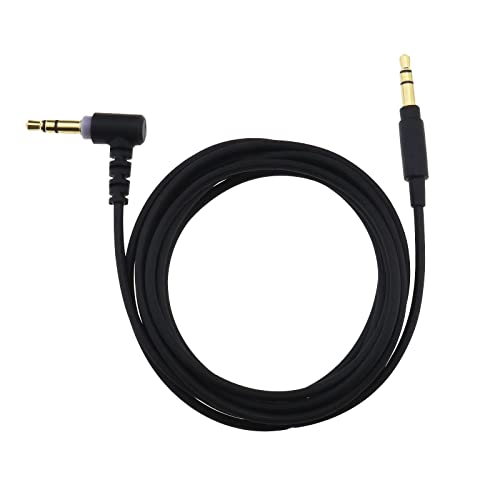 EMSea Kopfhörer Audiokabel Gerader 3,5mm Klinkenstecker auf 3,5mm L-Klinkenstecker AUX Kabel 1,5 Meter Kompatibel mit Sony MDR-10R, MDR-XB950B1, MDR-XB950bt, MDR-100ABN, MDR-1A, MDR-1000X von EMSea