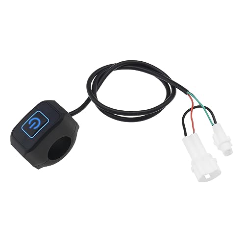 EMSea Scheinwerfer Leistung Selbstsichernder Schalter Ersatz Kompatibel mit Surron Light Bee Elektro Motorrad Scheinwerfer Lichtschalter IP65 Blau von EMSea